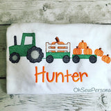 Tractor With Pumpkins Shirt - Tractor Fall Shirt - Fall Shirt For Boys - Boy Fall Shirt - Pumpkin Patch Shirt - Pumpkins - Boy Pumpkins