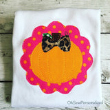 Fall Shirts For Girls - Girl Fall Shirts - Girly Pumpkin - Pumpkin Shirt - Pumpkin Shirts For Girls - Pumpkin - Pumpkin Outfit