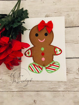 Gingerbread Girl Shirt - Gingerbread Girl - Gingerbread Man - Christmas Shirt For Girls - Girls Christmas Shirt - Christmas