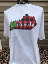 Plaid Kentucky Shirt - Kentucky Shirt - Kentucky - Plaid - Kentucky Christmas Shirt - Christmas Shirt