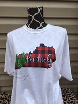 Plaid Kentucky Shirt - Kentucky Shirt - Kentucky - Plaid - Kentucky Christmas Shirt - Christmas Shirt