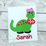 Valentine's Day Shirts For Girls - Valentines Dinosaur Shirt - Dinosaur Shirt For Girls - Girl Dinosaur - Dinosaur - Heart