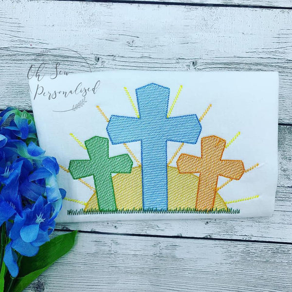 Cross Shirt - Three Crosses Shirt - Easter Shirt - Easter Shirt For Boys - Boy Clothing - Easter - Crosses - Easter Sunday