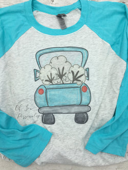 Cotton Truck Shirt - Cotton - Truck - Summer Shirt For Women - Cotton Truck Shirt For Women - Southern Shirt