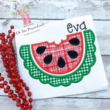 Watermelon Shirt For Girls - Watermelon Shirt - Watermelon Appliue - Embroidery - Summer Shirt Girl - Toddler - Infant