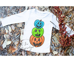 Boy Halloween Shirt - Halloween Boy Shirt - Boy Jack O Lantern Shirt - Pumpkin - Personalized - Boy Halloween Clothing