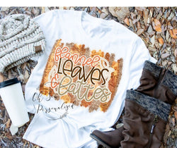 Flannels Leaves and Lattes Shirt - Fall Shirts For Women - Women Fall Shirt - Fall - Womens Graphic Tee - Sublimation