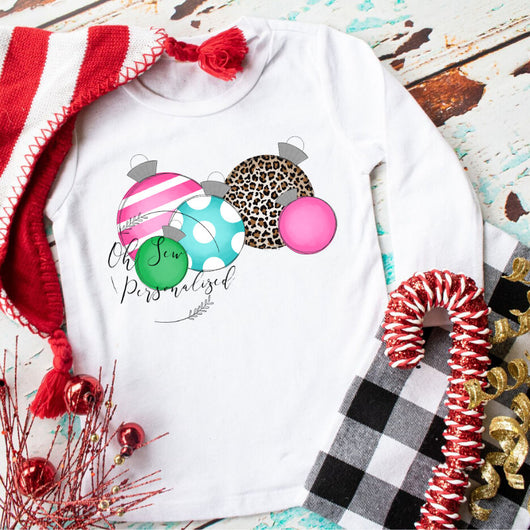 Christmas Ornament Shirt - Christmas Ornaments - Ornament Shirt - Girl Christmas Shirt - Christmas Shirts For Girls