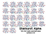 Starburst firework letter 4th of July / Fourth of July Shirt / 4th of July Shirt / Boy fourth of july / girl fourth of july