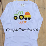 Fall Shirt For Boys / Boy Fall Shirt / Fall Shirt / Tractor Fall Shirt / Pumpkin Fall Shirt