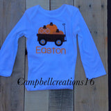 Fall Shirts for Boys - Pumpkin Wagon Fall Shirt - Pumpkin Shirt - Wagon Fall Shirt - Boy Fall Shirts - Fall Boy Shirts - Boy Pumpkin Shirt