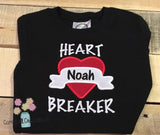 Heart Breaker Shirt - Valentine heart breaker shirt - Valentine's Day shirt for boys - heartbreaker shirt