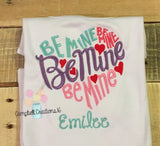 Be Mine Valentine Shirt - Be Mine Valentine's Day Shirt - Be Mine Girl Shirt - Valentines Day Shirt for Girls - Girl Valentine Shirt