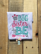 Big Sister To Be Shirt - Big Sister Shirt - Big Sis Shirt - Baby Announcement Shirt - Sibling Shirt - Big Sis - New Baby - Big Sister Gift