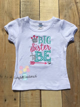 Big Sister To Be Shirt - Big Sister Shirt - Big Sis Shirt - Baby Announcement Shirt - Sibling Shirt - Big Sis - New Baby - Big Sister Gift