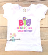 Big sister to a little mister shirt - big sister shirt - big sis shirt