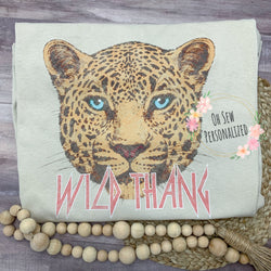 Wild thing leopard printed t shirt