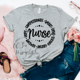 Nurse Graphic T-Shirt - Nurse Graphic Tee - Nurse Shirt